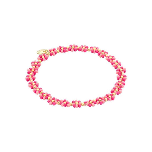 Biba Armband-Diep -Roze-goudkleurig