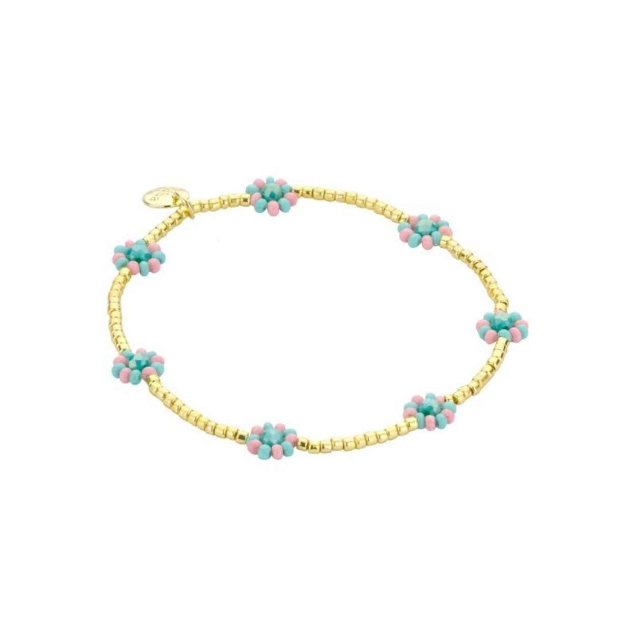 Biba Armband Basic Roze-blauw Mix