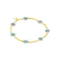 Biba Armband Basic Roze-blauw Mix