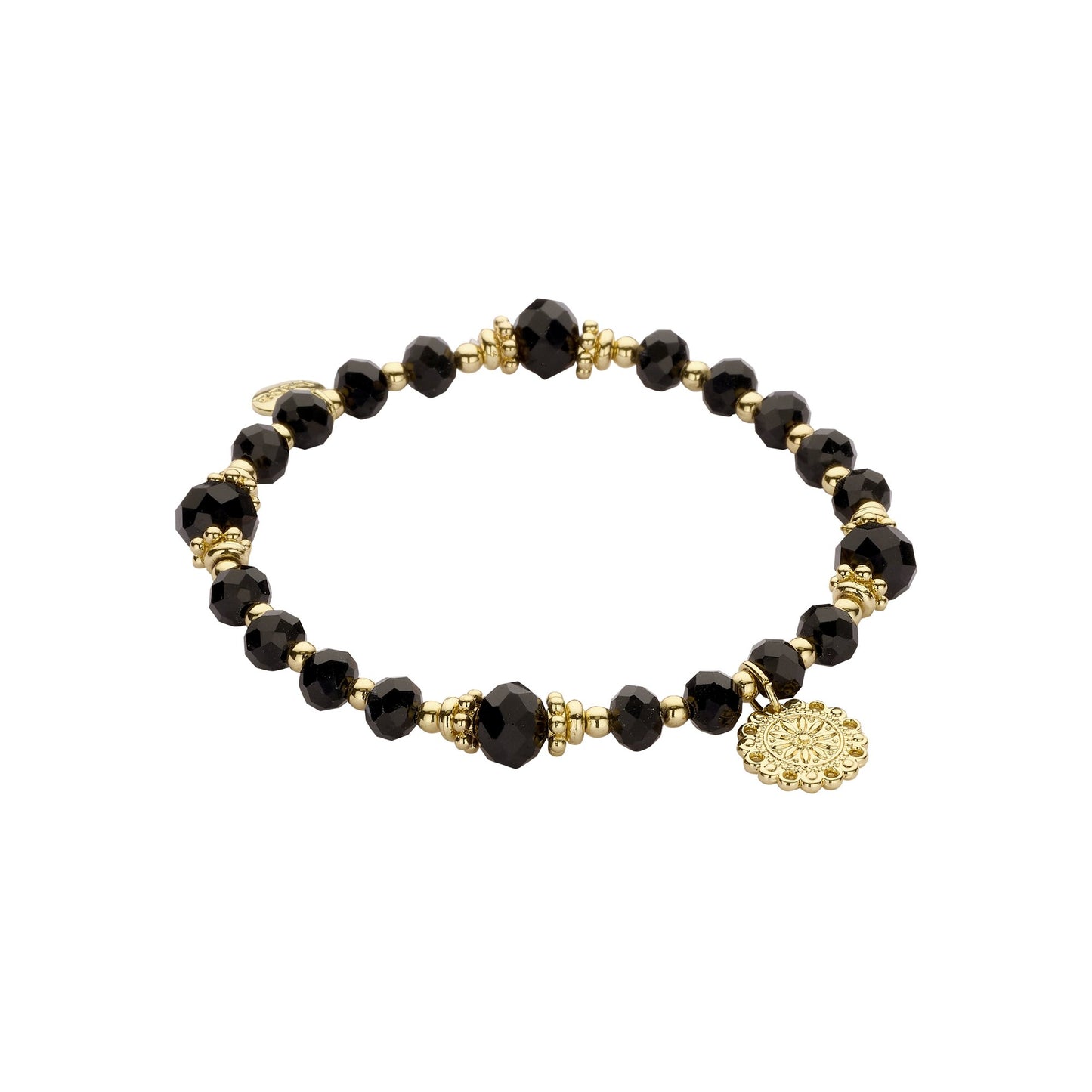 Biba armband Signature Crystals Zwart (55937MIX04) van Biba