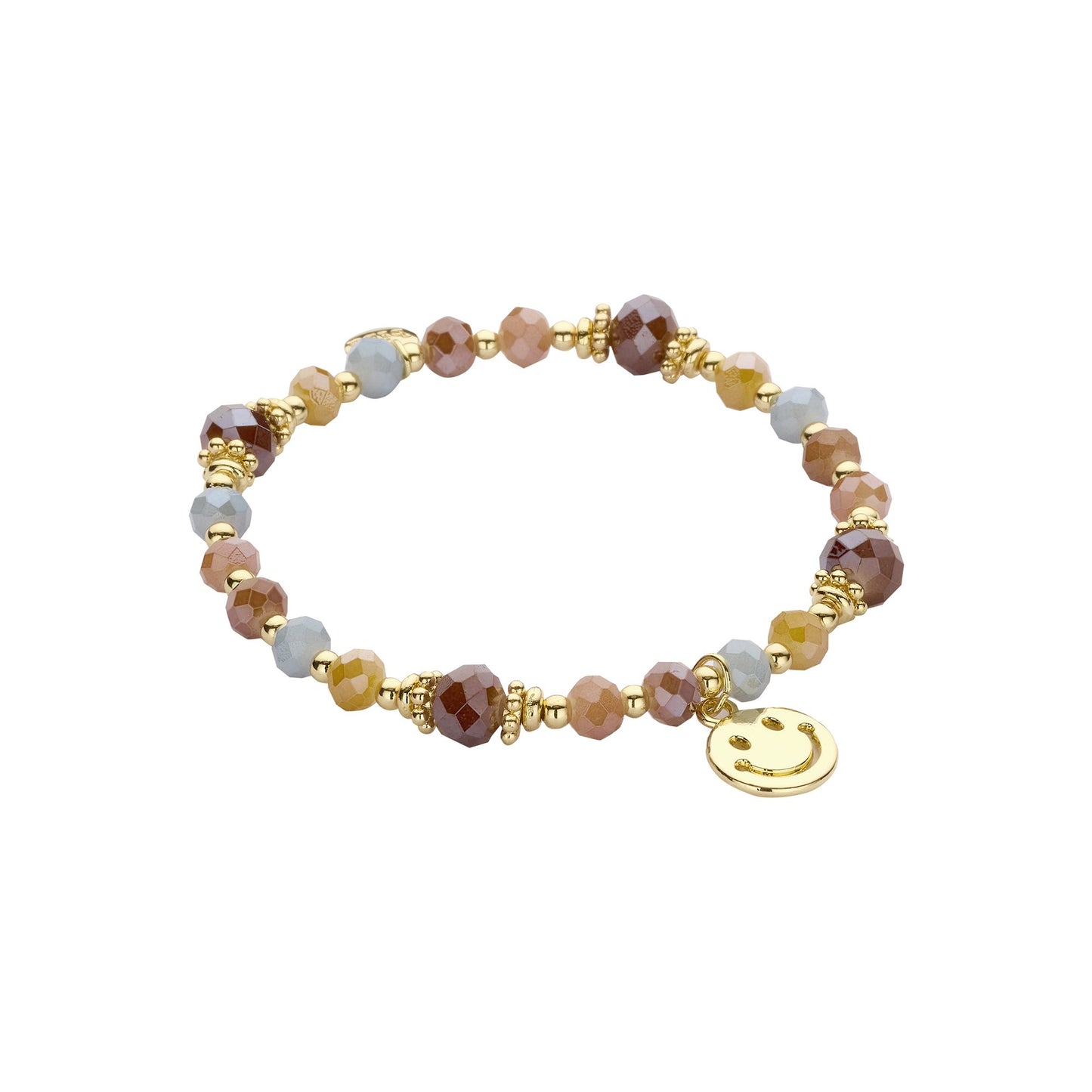 Biba armband Signature Crystals Bruin (55937MIX07) van Biba