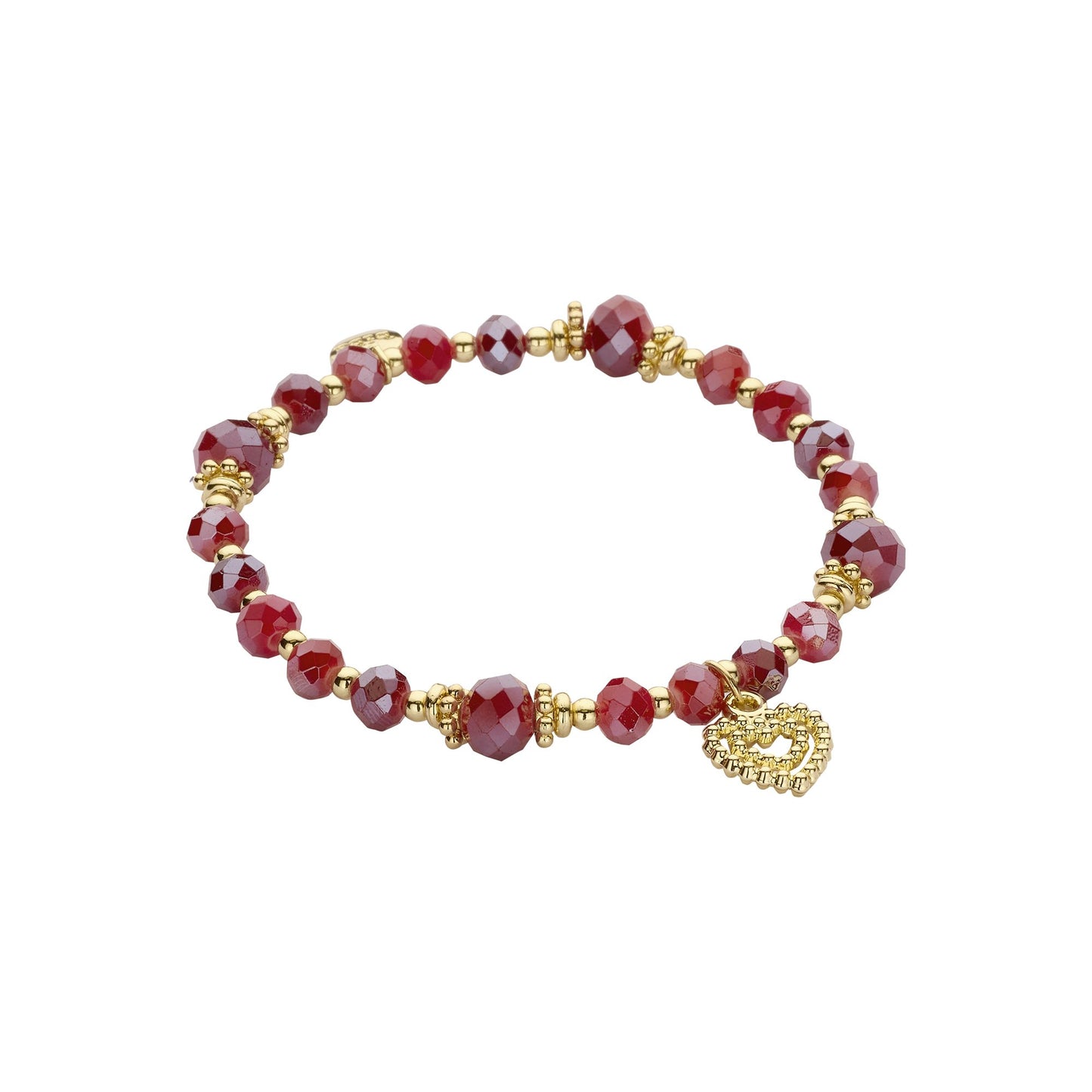 Biba armband Signature Crystals Rood (55937MIX09) van Biba