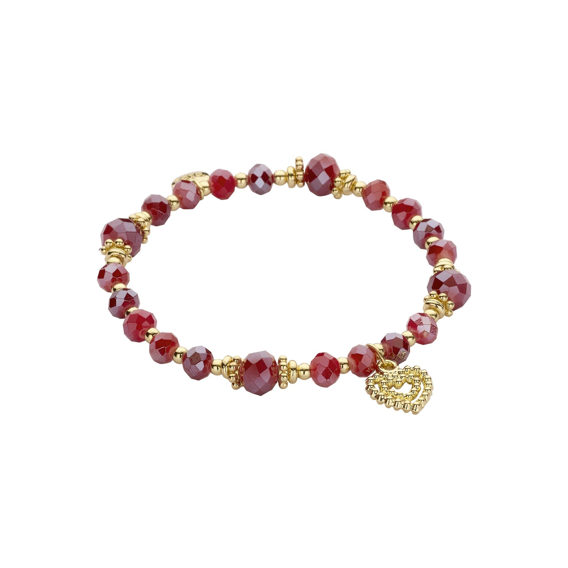 Biba armband Signature Crystals Rood (55937MIX09) van Biba