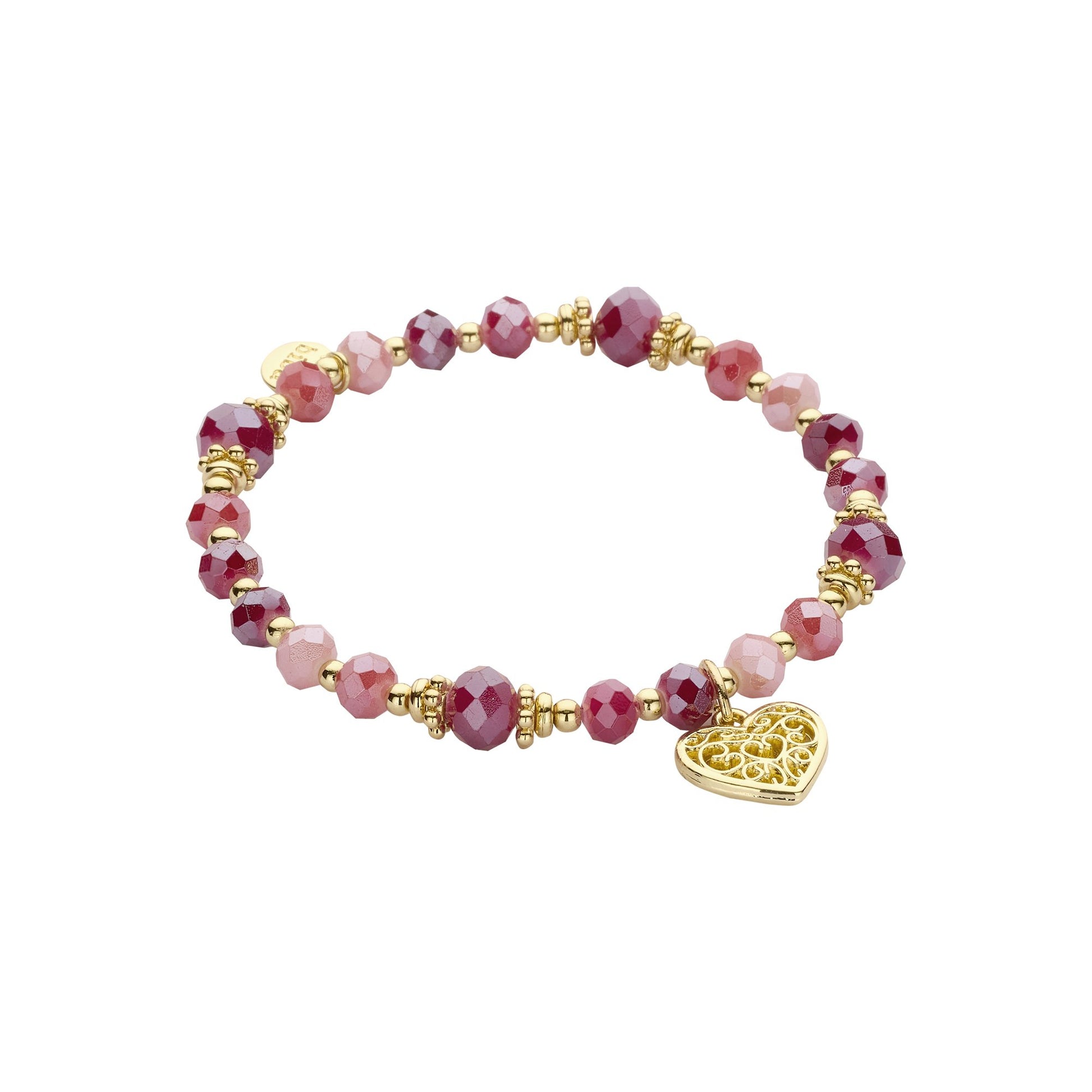 Biba armband Signature Crystals Paars (55937MIX10) van Biba