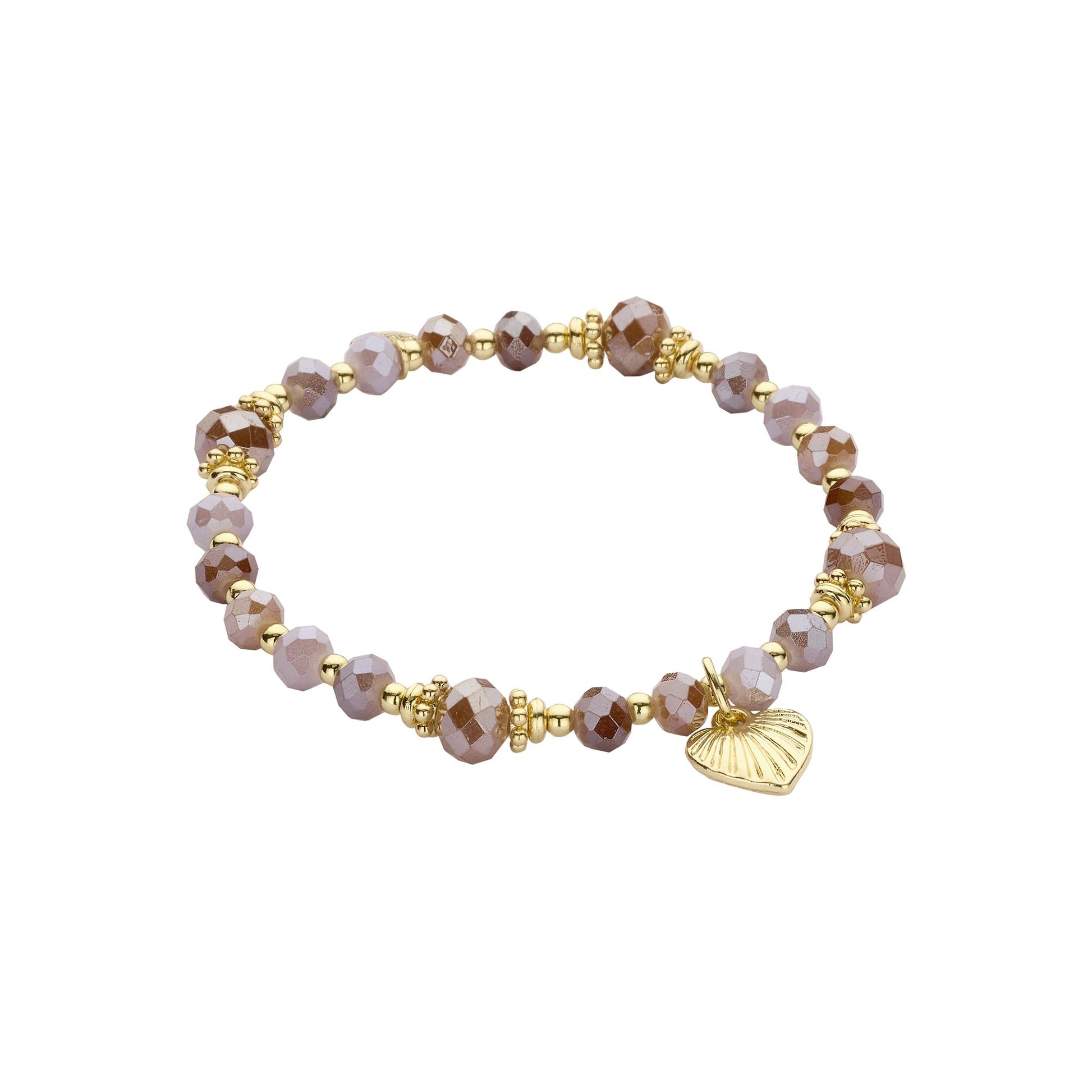 Biba armband Signature Crystals Paars (55937MIX13) van Biba