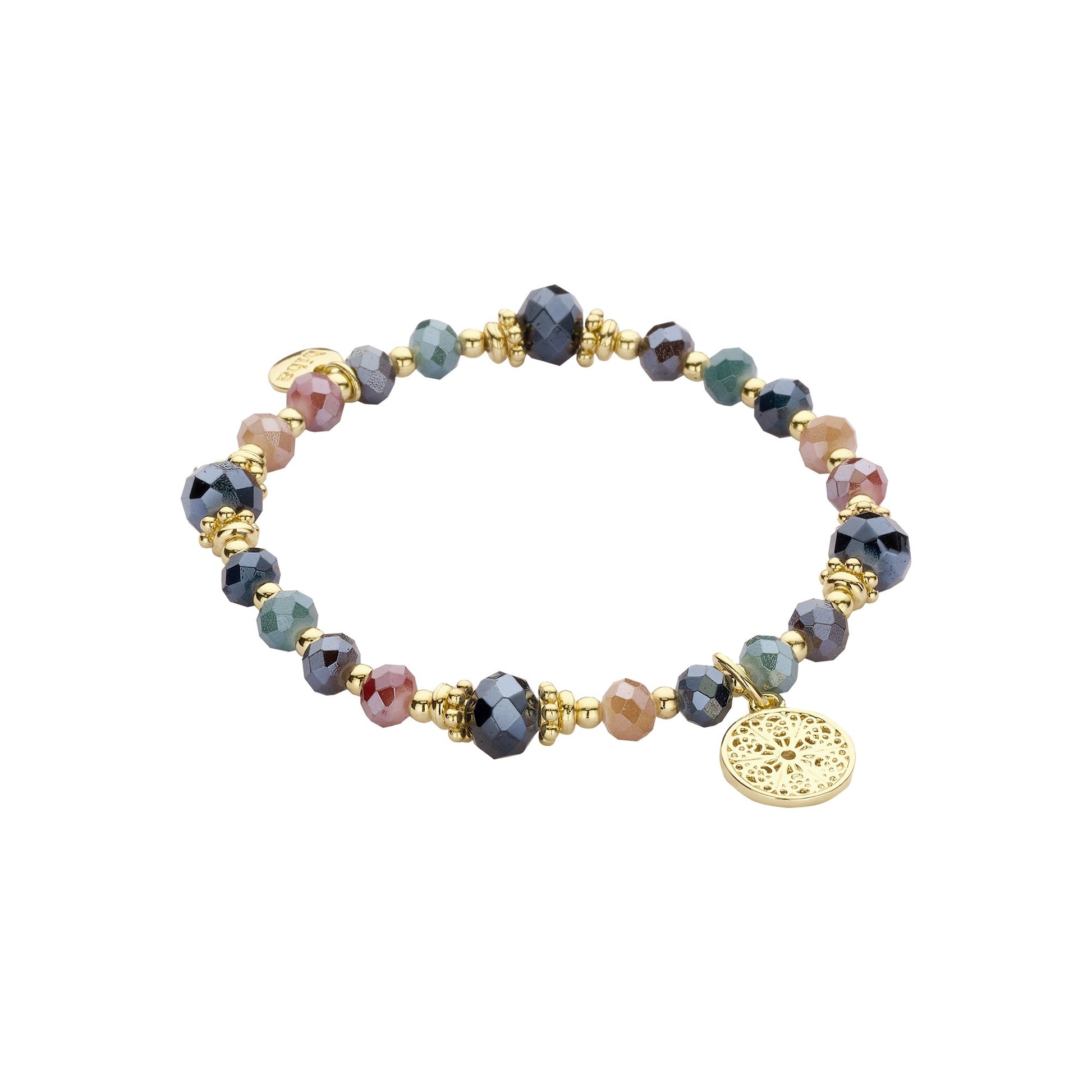 Biba armband Signature Crystals Groen (55937MIX15) van Biba