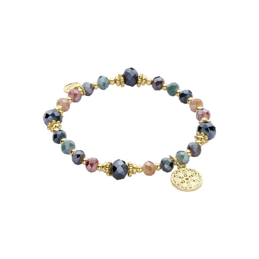 Biba armband Signature Crystals Groen (55937MIX15) van Biba