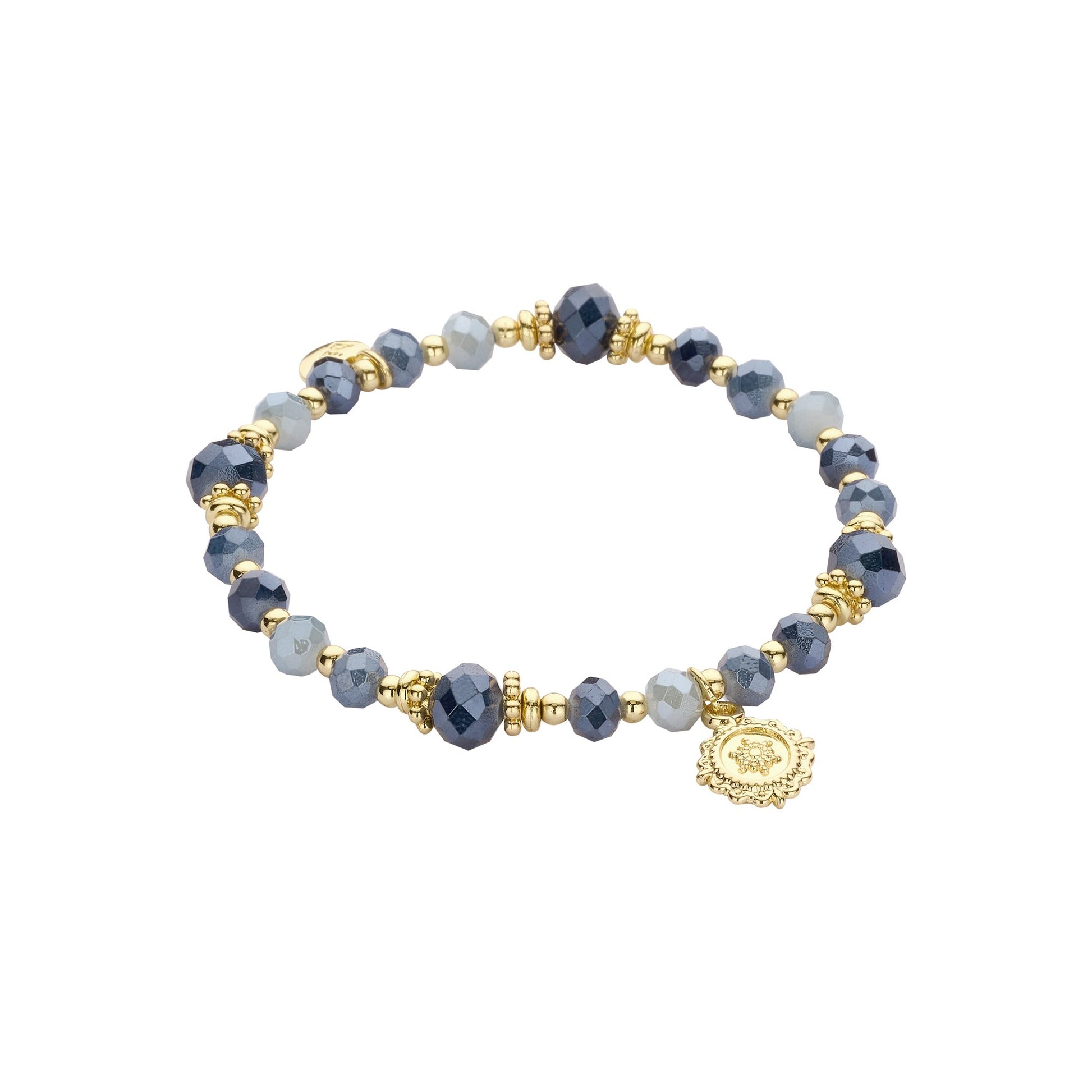 Biba armband Signature Crystals Blauw (55937MIX19) van Biba