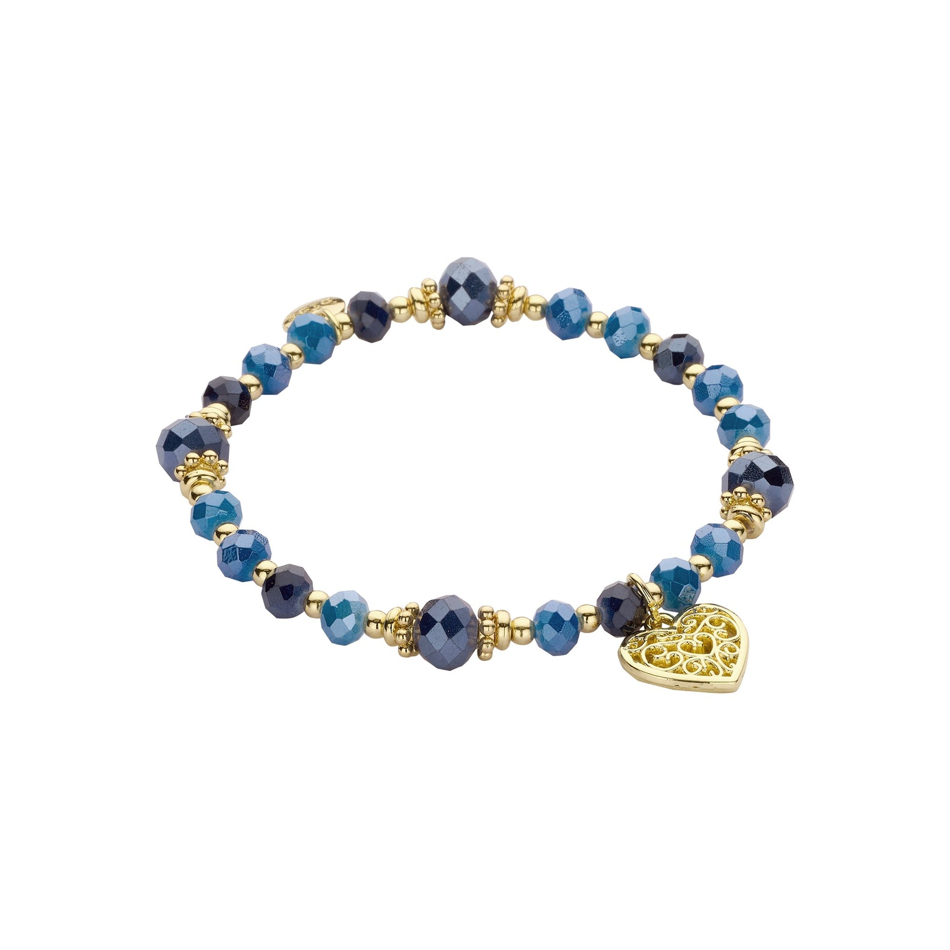 Biba armband Signature Crystals Blauw (55937MIX23) van Biba