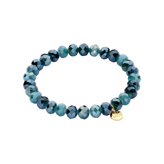 Biba armband Crystal Basics 8 mm Groen (55946MIX09) van Biba