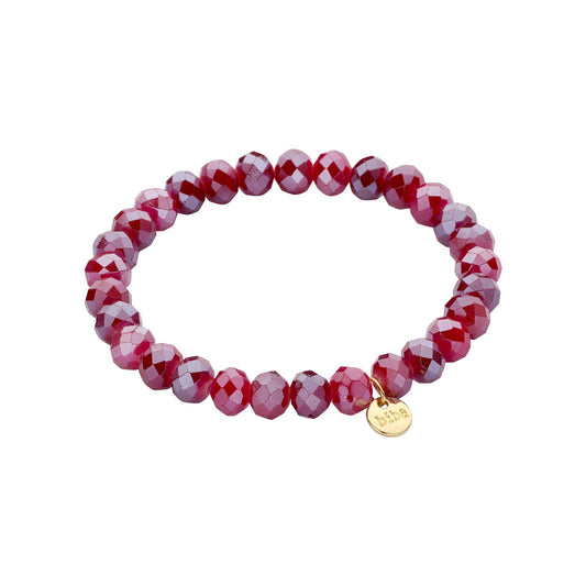 Biba armband Crystal Basics 8 mm Rood (55946MIX13) van Biba