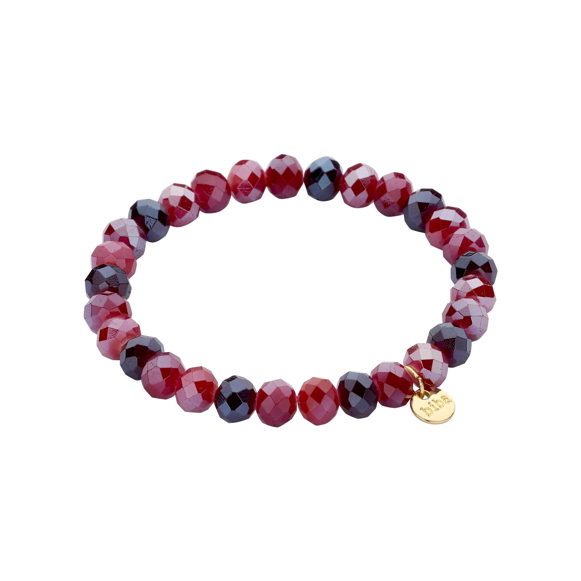 Biba armband Crystal Basics 8 mm Rood (55946MIX14) van Biba
