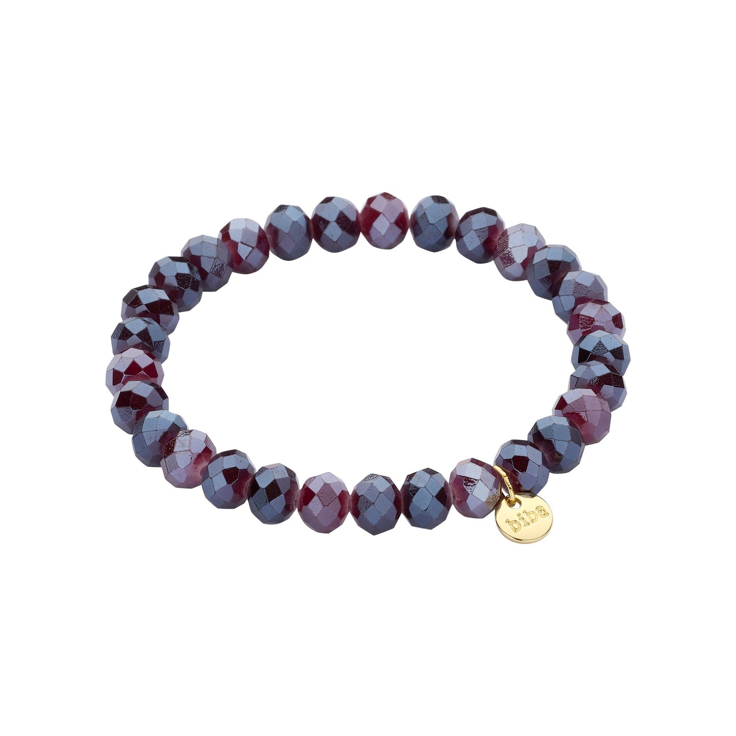 Biba armband Crystal Basics 8 mm Rood (55946MIX15) van Biba