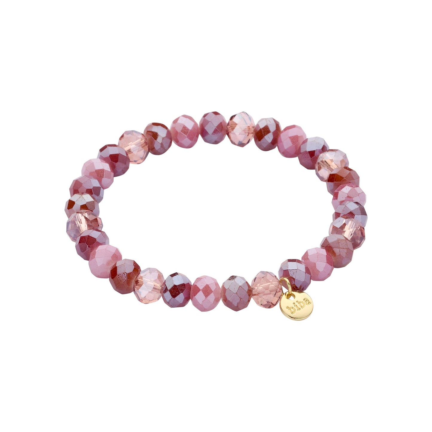 Biba armband Crystal Basics 8 mm Roze (55946MIX16) van Biba
