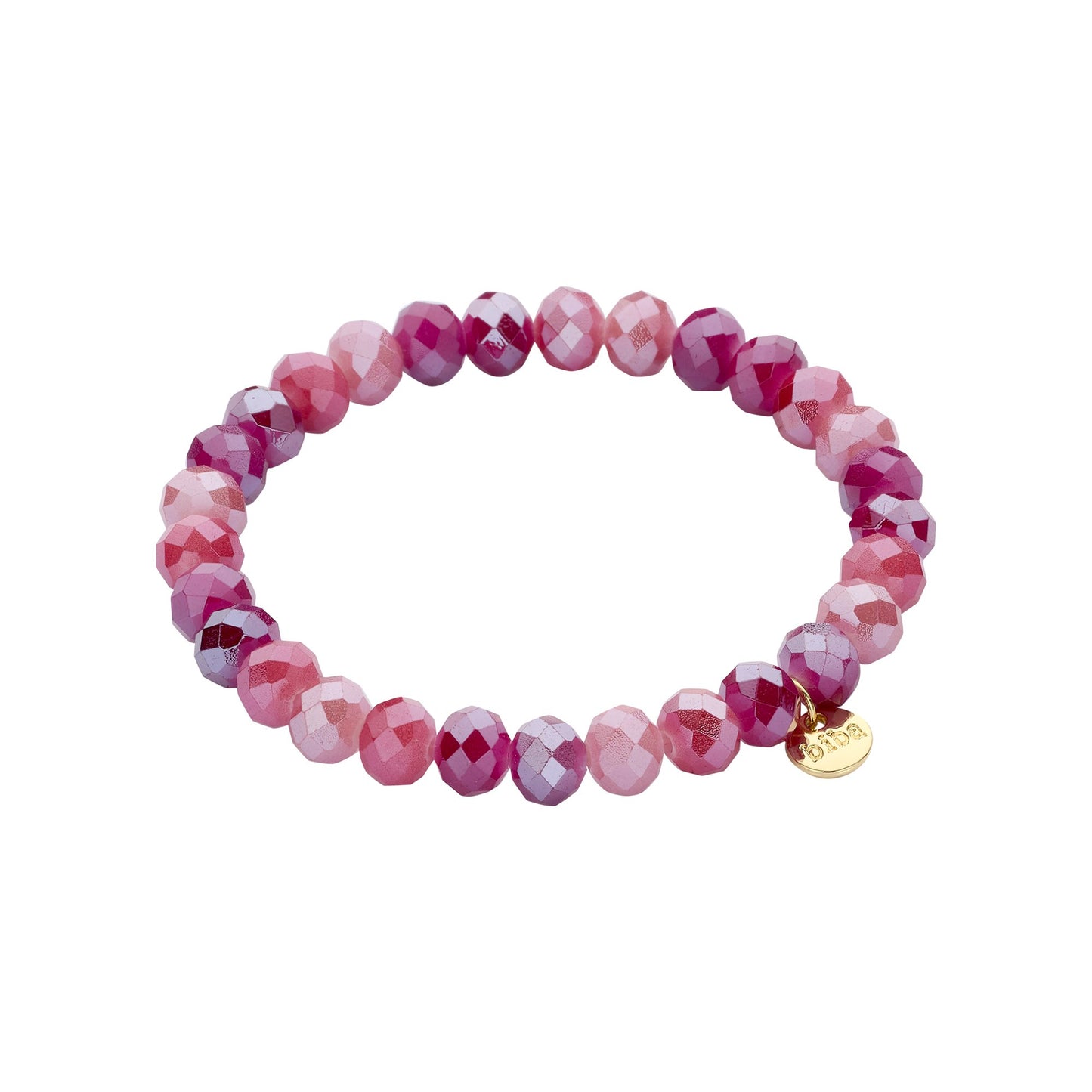 Biba armband Crystal Basics 8 mm Roze (55946MIX17) van Biba