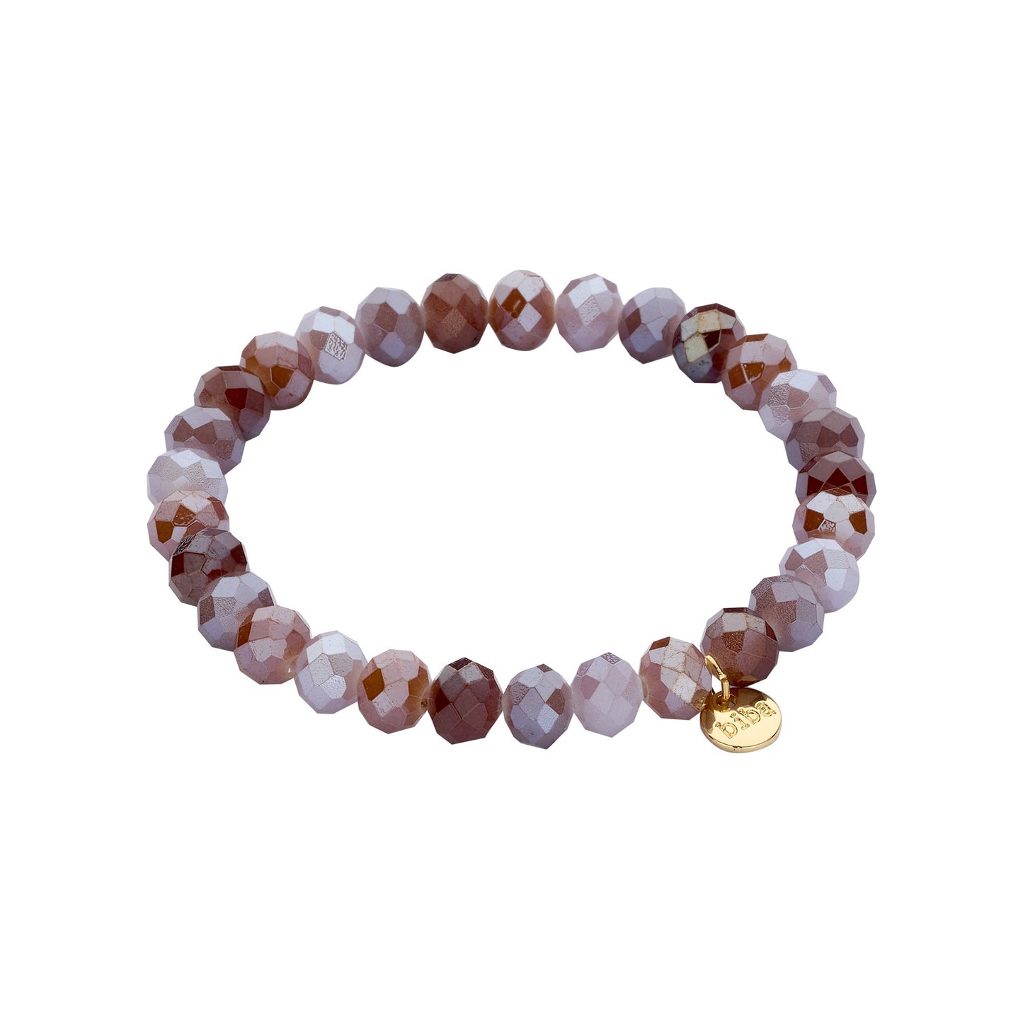 Biba armband Crystal Basics 8 mm Paars (55950MIX06) van Biba