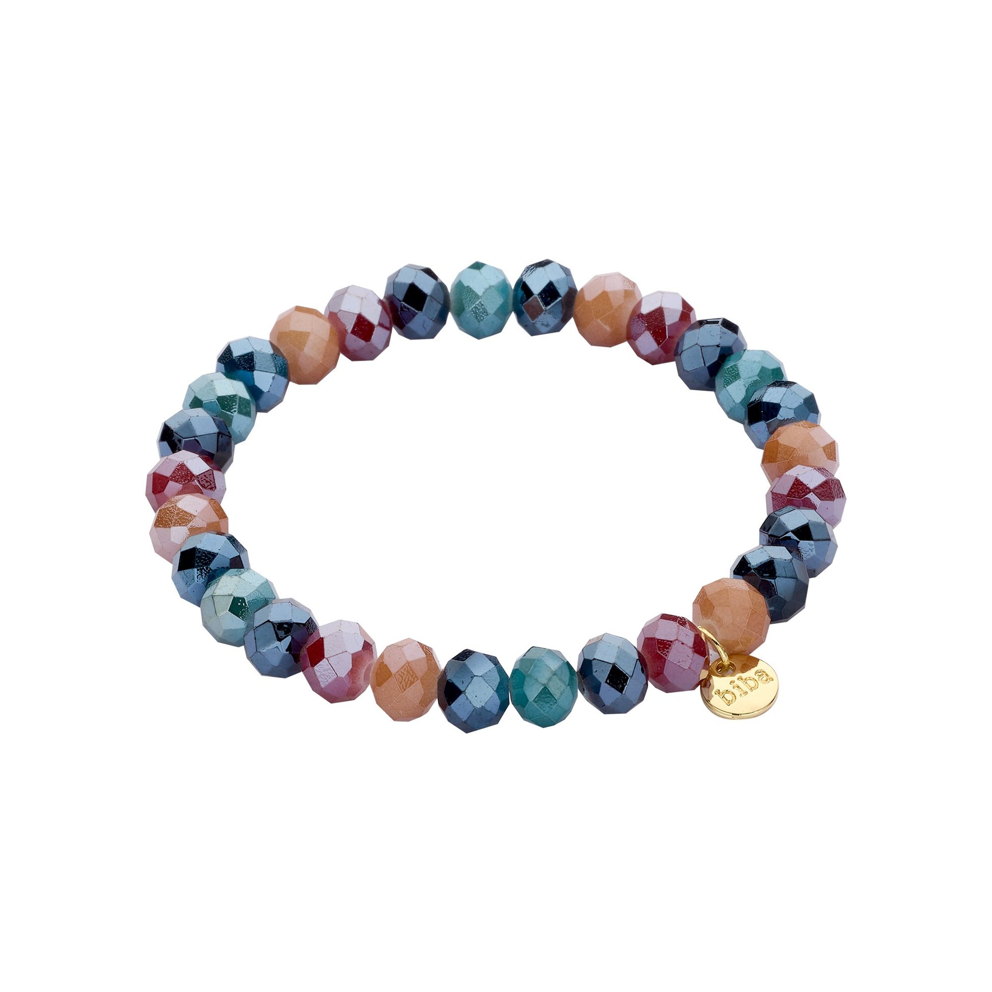 Biba armband Crystal Basics 8 mm Groen (55950MIX11) van Biba