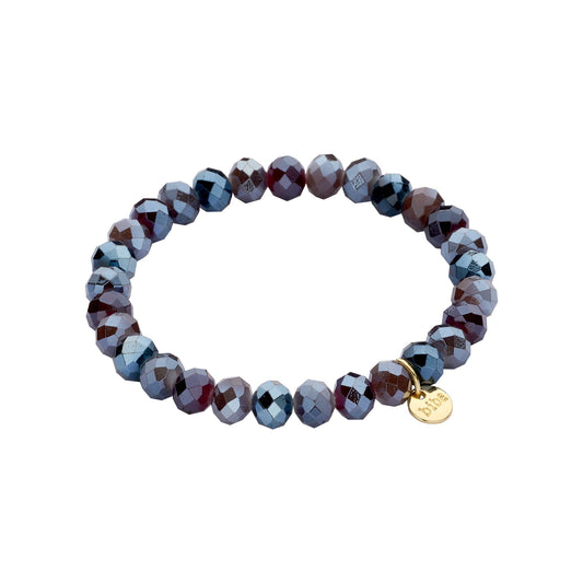 Biba armband Crystal Basics 8 mm Grijs (55950MIX12) van Biba