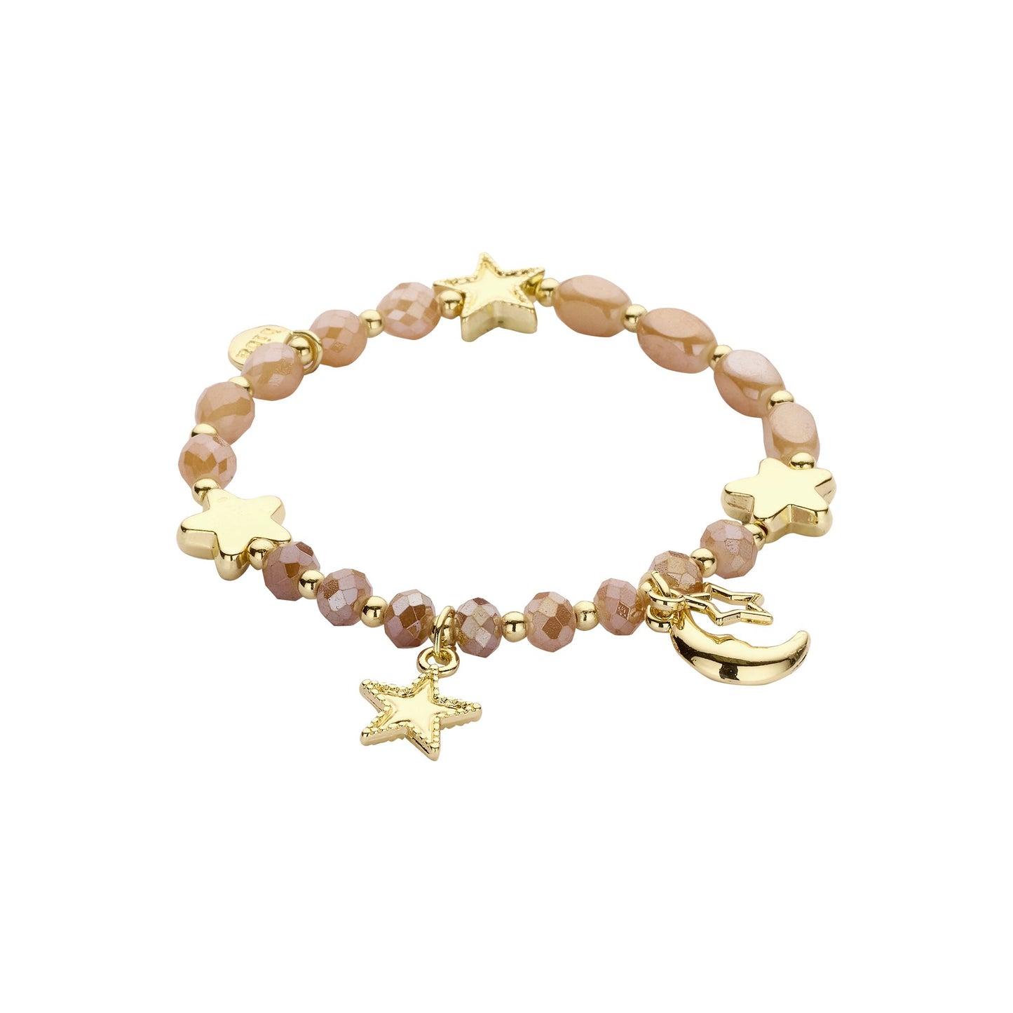 Biba armband Signature Crystals Beige (55952MIX02) van Biba