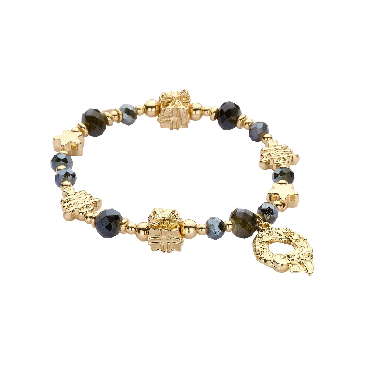 Biba armband Holly Jolly X-Mas – groen – 55957MIX01