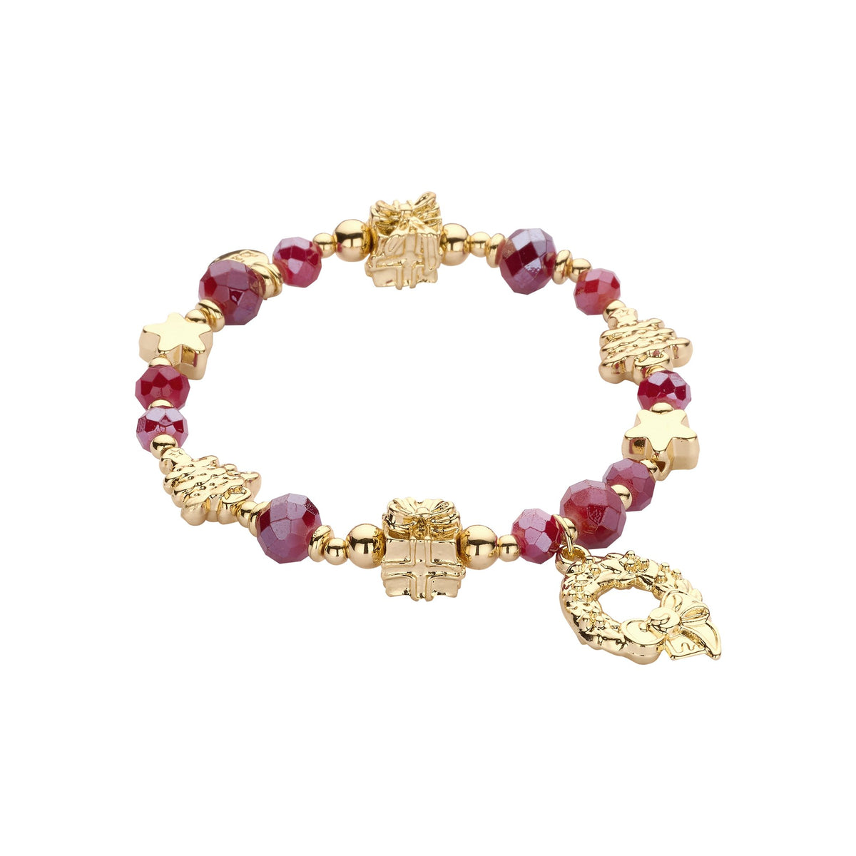 Biba armband Holly Jolly X-Mas – rood – 55957MIX02