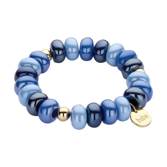 Biba armband met resin kralen Groen - Karla's