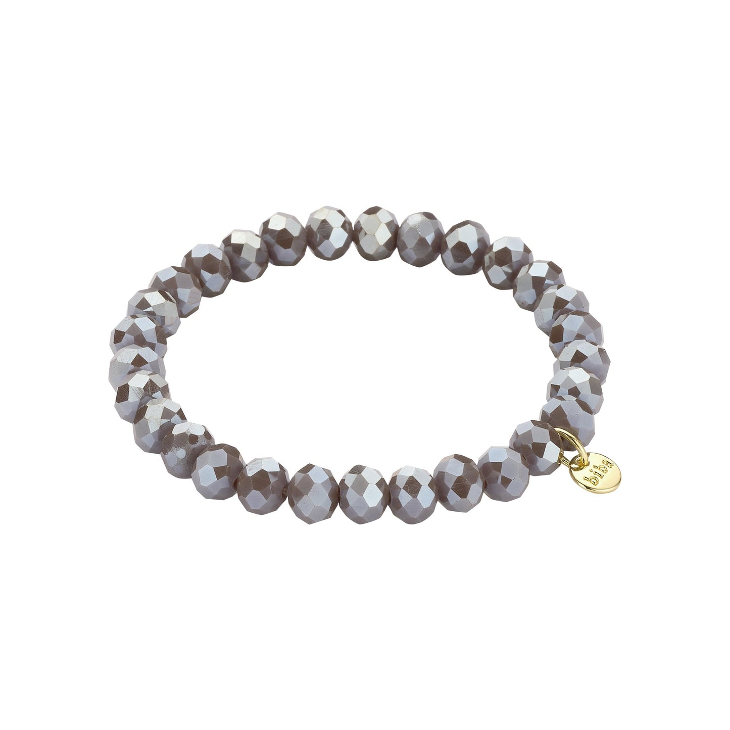 Biba armband Crystal Basics Bruin 8 mm (55985MIX04) van Biba