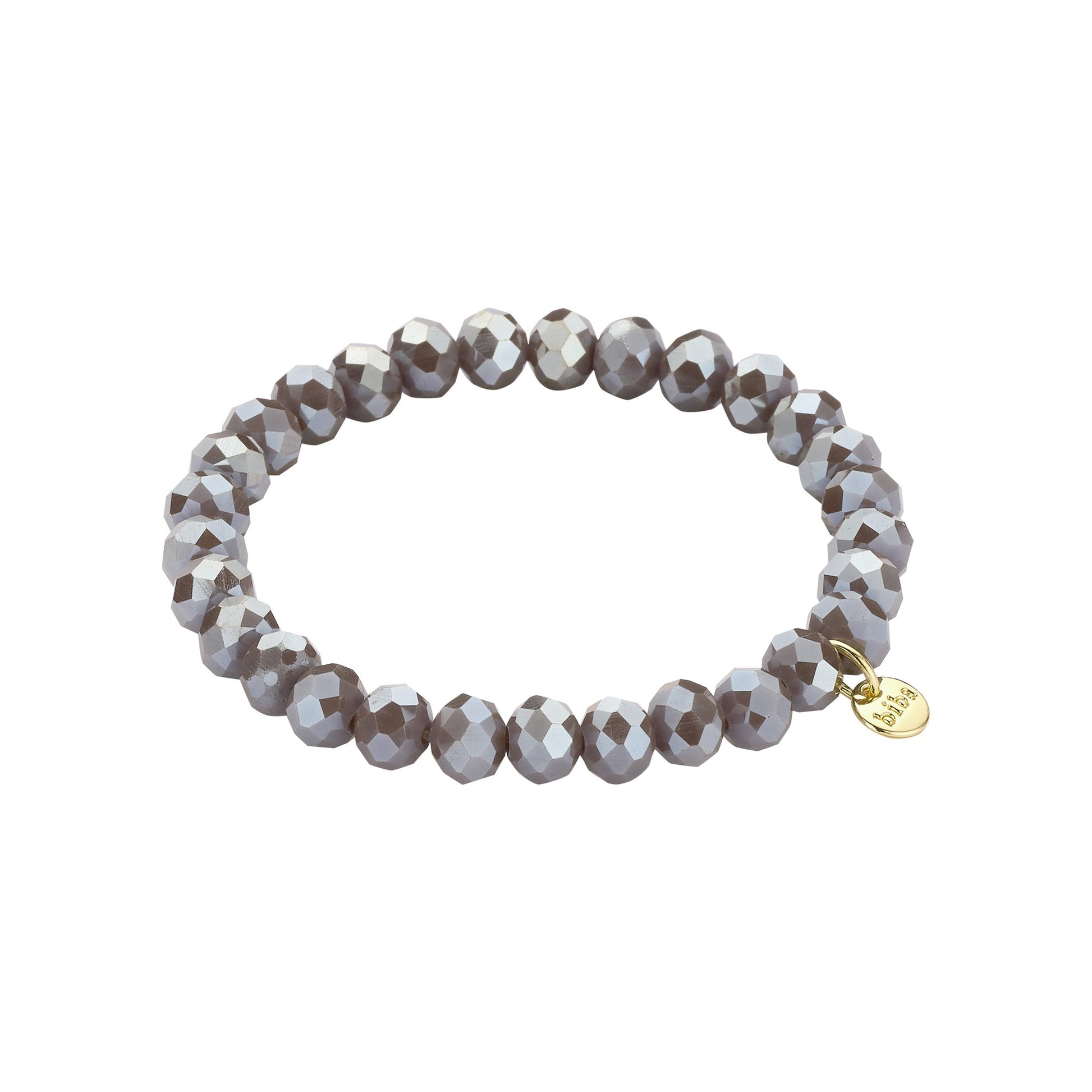 Biba armband Crystal Basics Bruin 8 mm (55985MIX04) van Biba