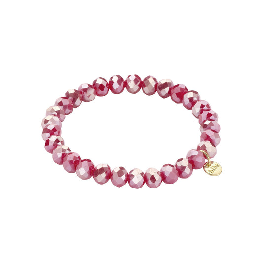 Biba armband Crystal Basics Rood 8 mm (55985MIX10) van Biba