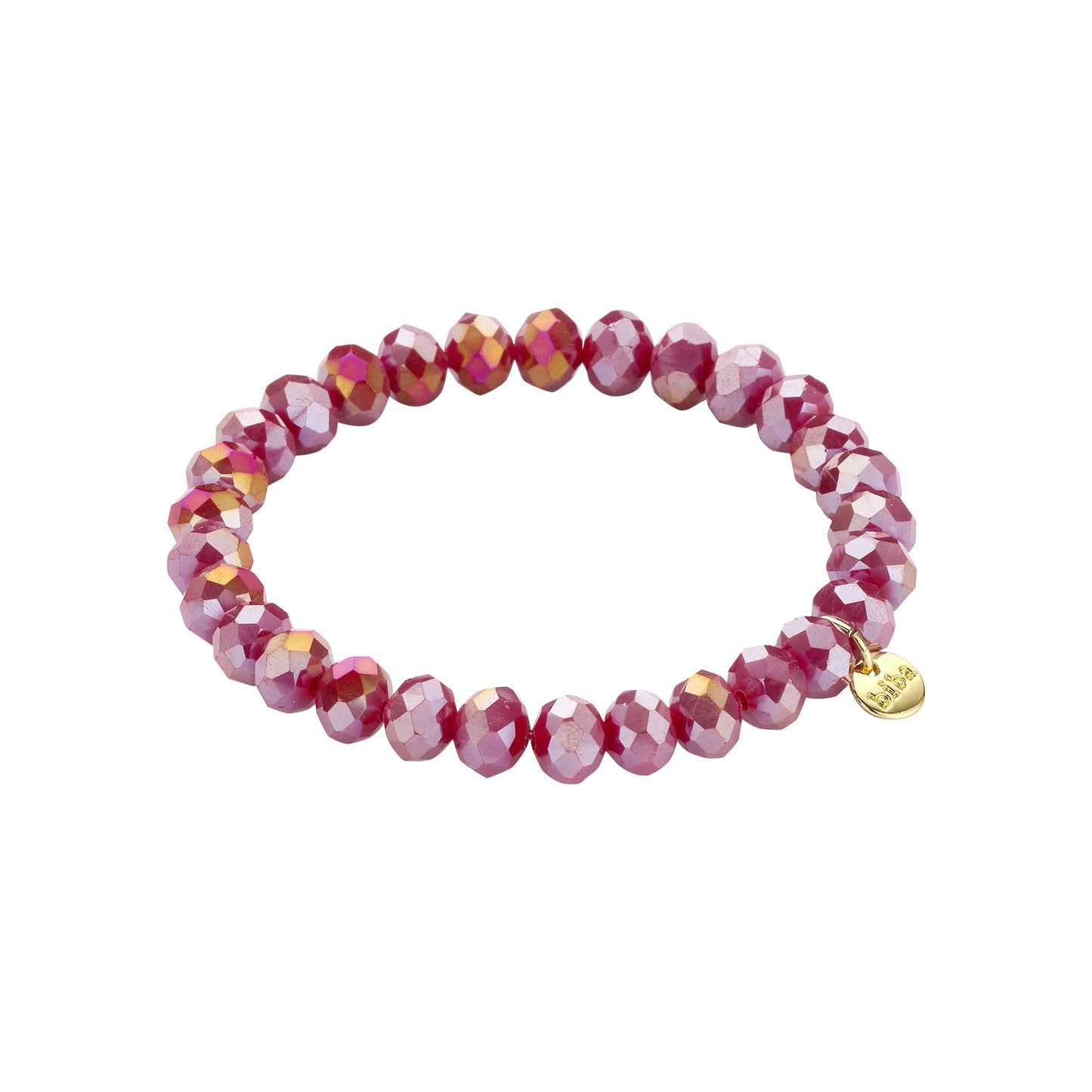 Biba armband Crystal Basics Paars 8 mm (55985MIX12) van Biba