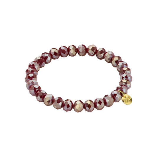 Biba armband Crystal Basics Paars 8 mm (55985MIX15) van Biba