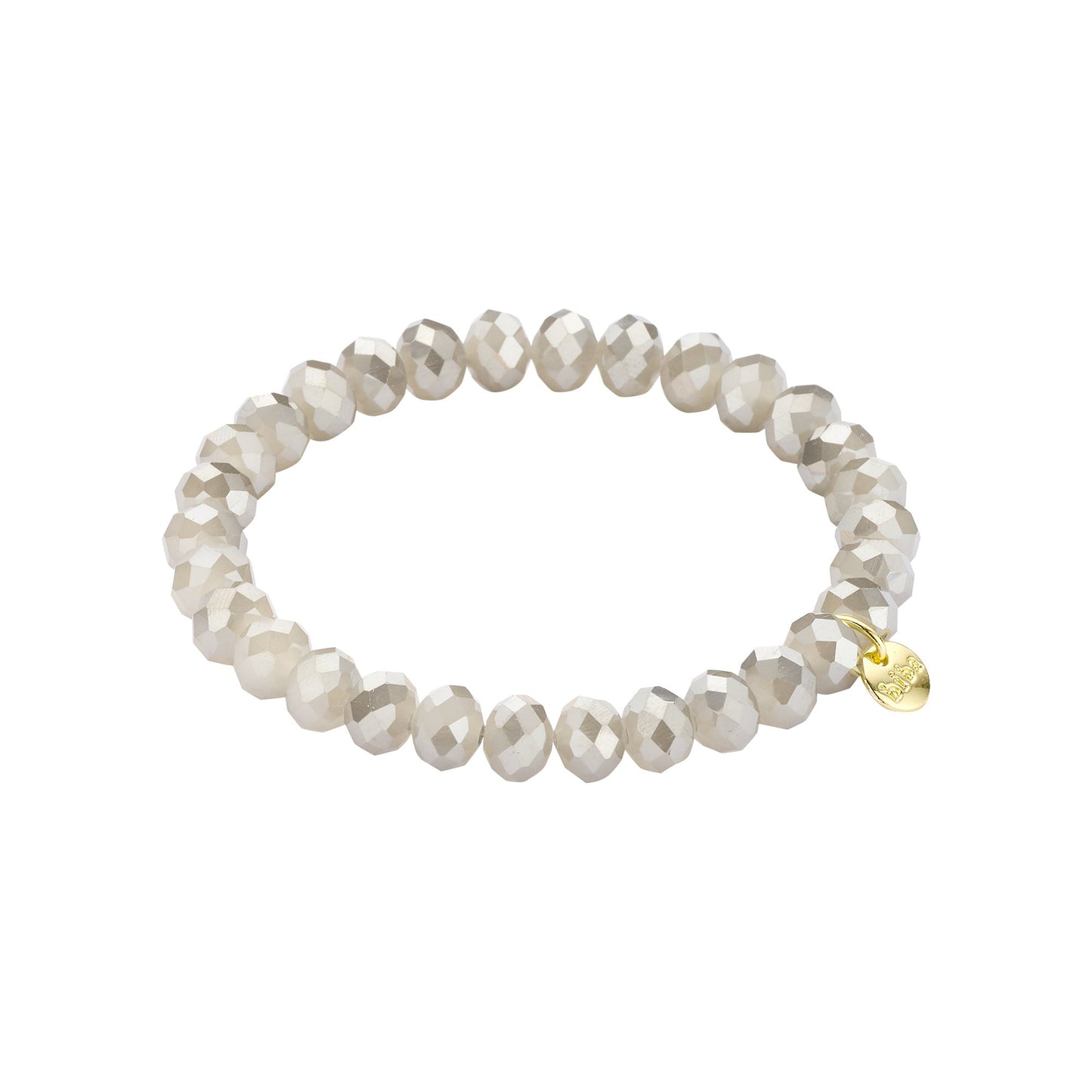 Biba armband Crystal Basics Grijs 8 mm (55985MIX18) van Biba