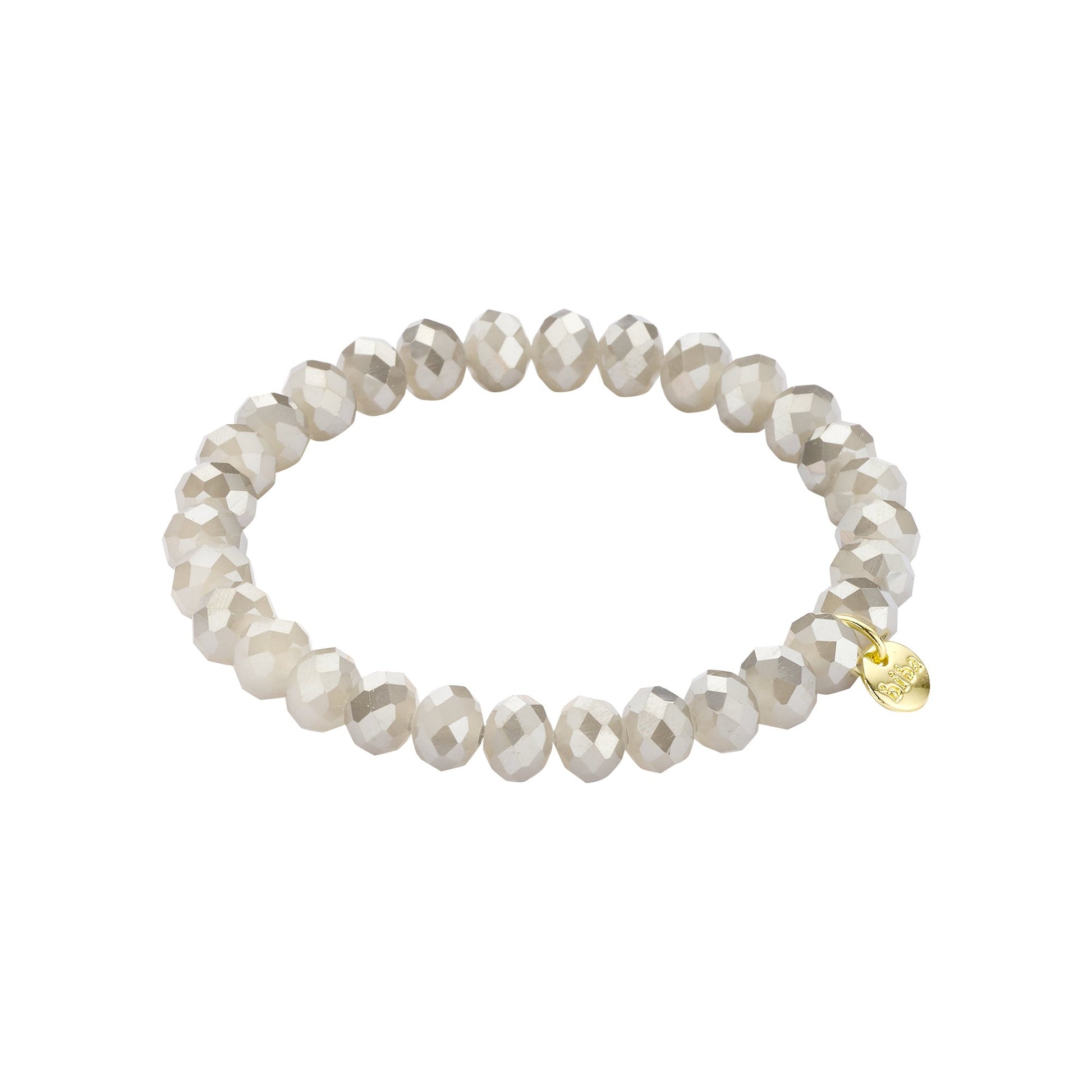 Biba armband Crystal Basics Grijs 8 mm (55985MIX18) van Biba