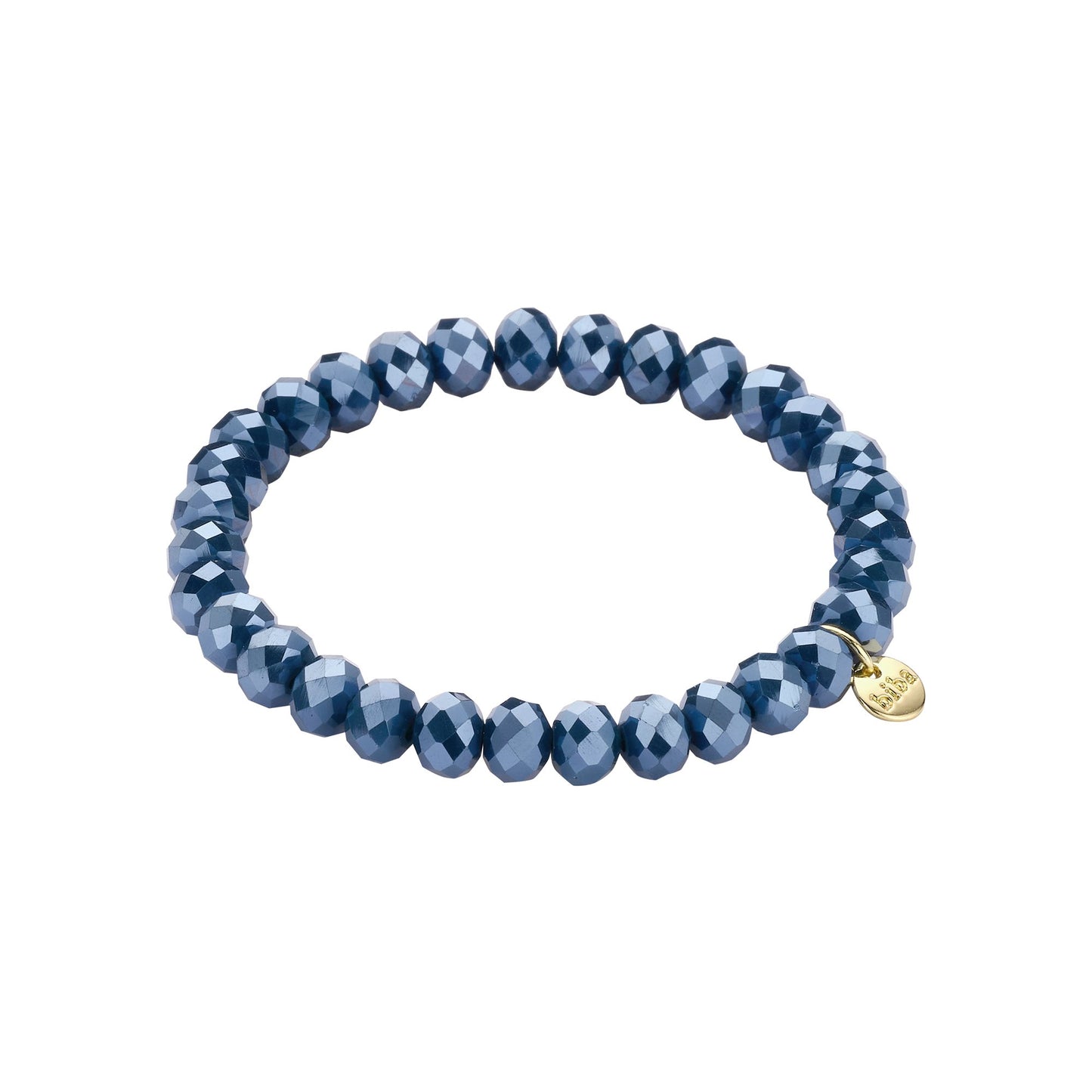 Biba armband Crystal Basics Blauw 8 mm (55985MIX20) van Biba