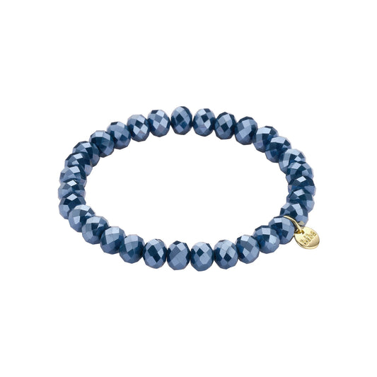 Biba armband Crystal Basics Blauw 8 mm (55985MIX20) van Biba