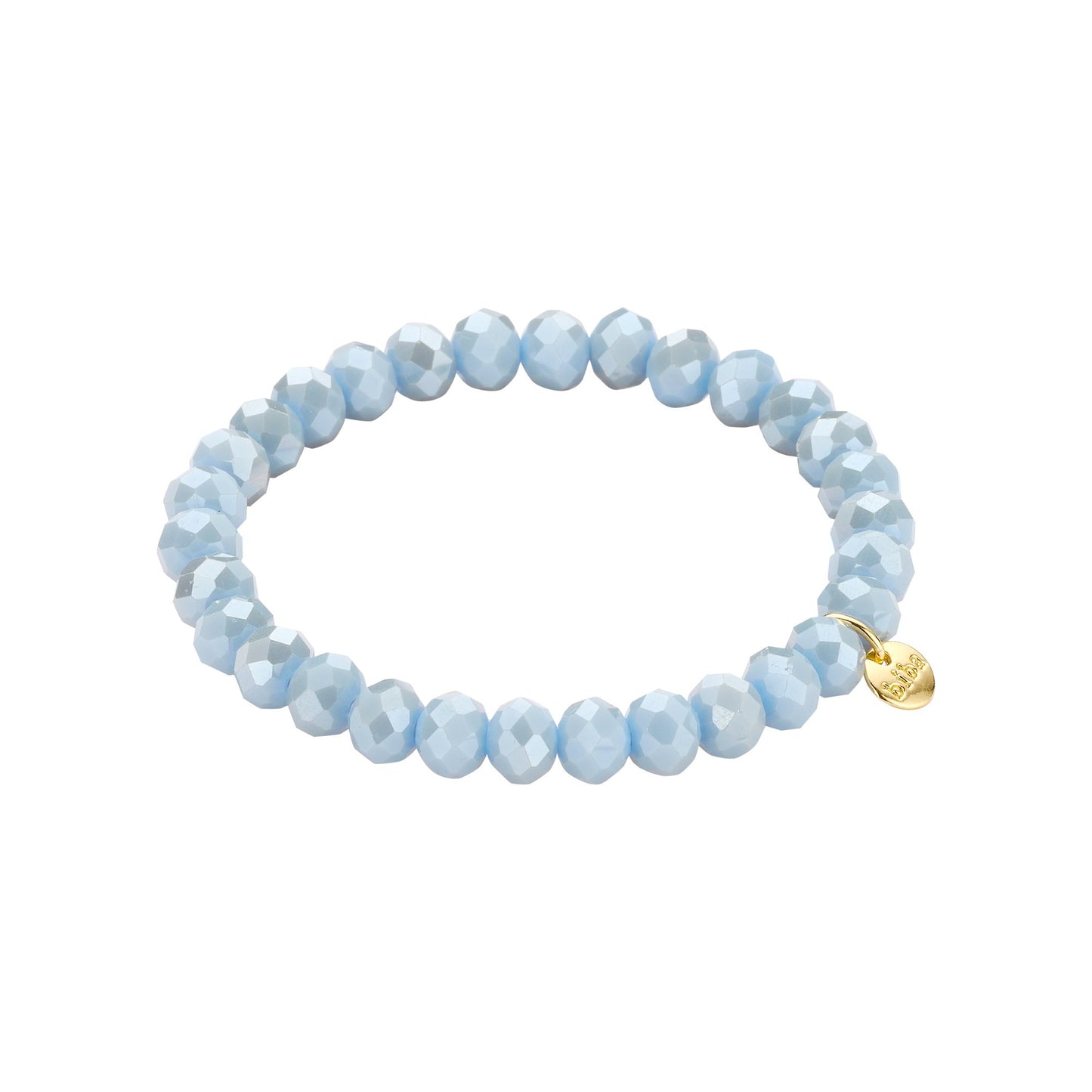 Biba armband Crystal Basics Blauw 8 mm (55985MIX21) van Biba