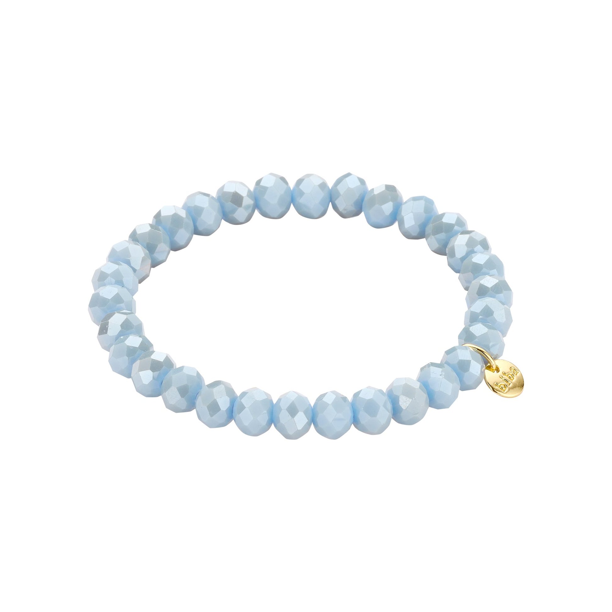 Biba armband Crystal Basics Blauw 8 mm (55985MIX21) van Biba