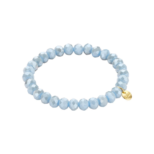 Biba armband Crystal Basics Blauw 8 mm (55985MIX21) van Biba
