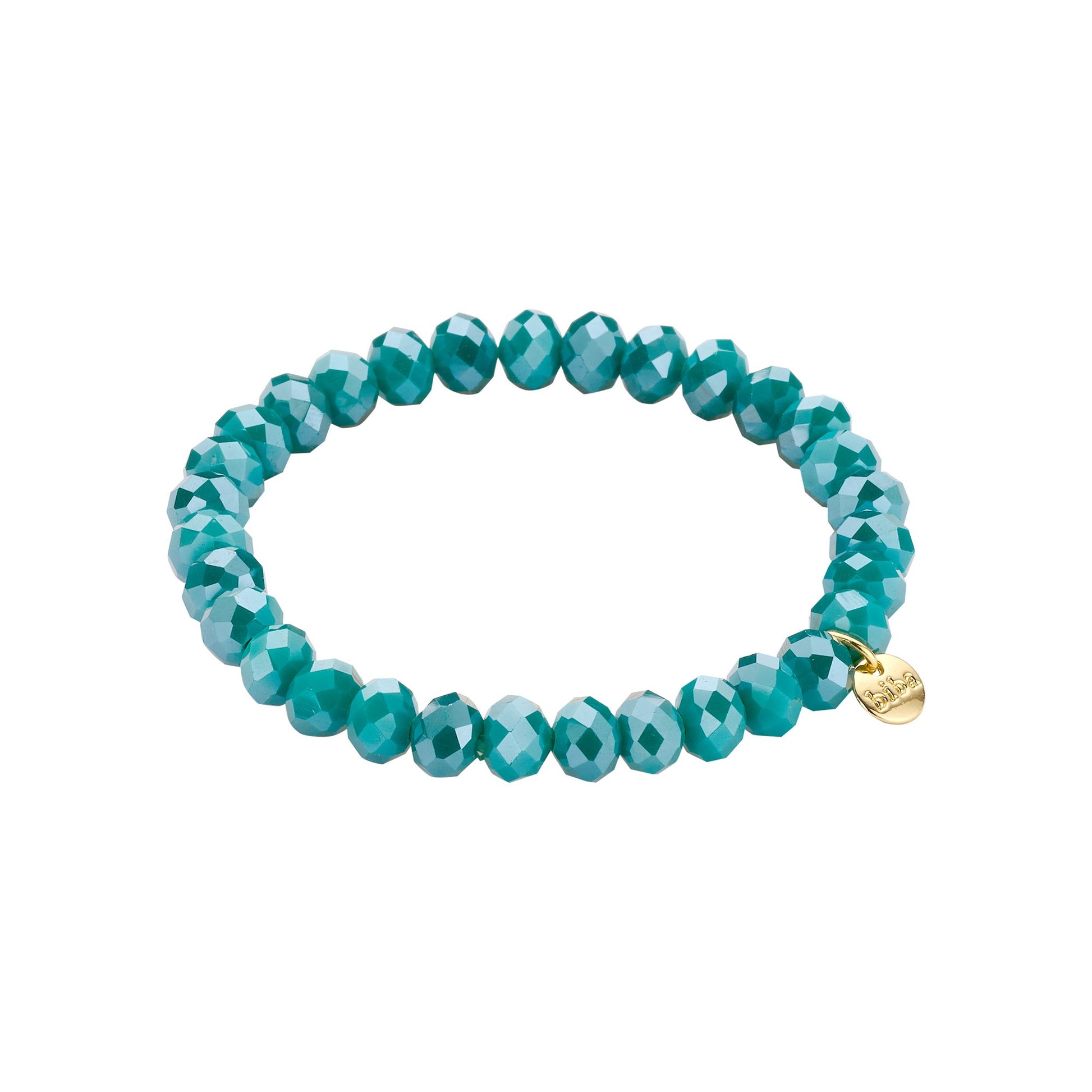 Biba armband Crystal Basics Blauw 8 mm (55985MIX23) van Biba