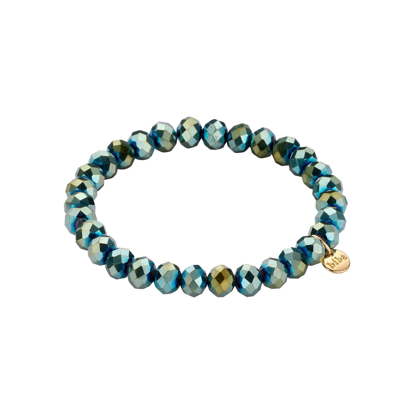 Biba armband Crystal Basics Groen 8 mm (55985MIX25) van Biba