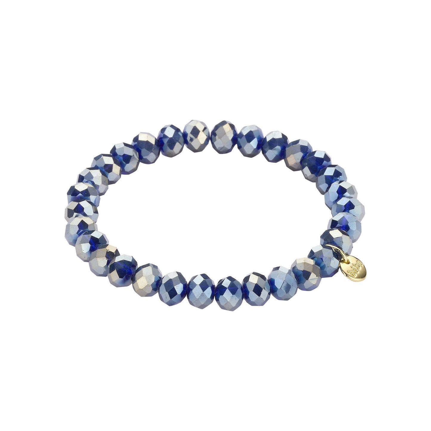 Biba armband Crystal Basics Blauw 8 mm (55985MIX27) van Biba
