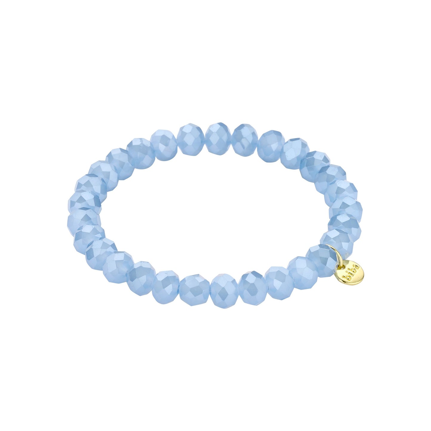 Biba armband Crystal Basics Blauw 8 mm (55985MIX28) van Biba