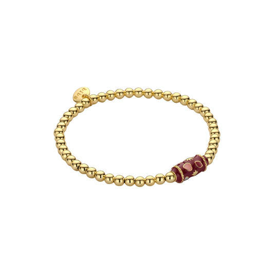 Biba armband bohemian autumn Paars – 56010MIX01 - Karla's Gifts & Living