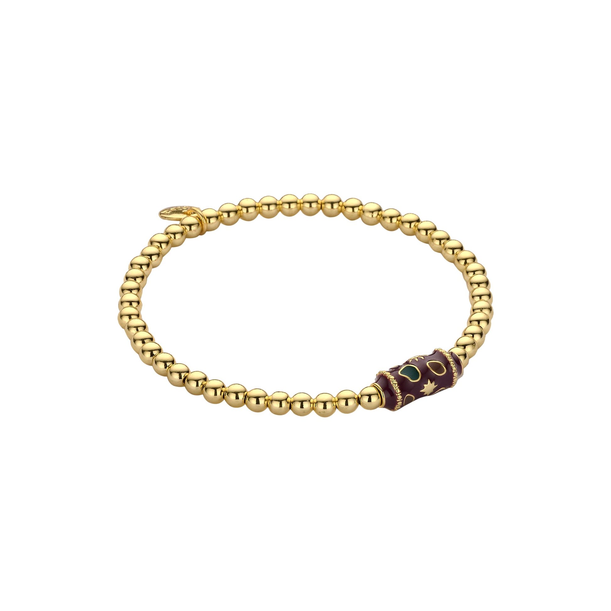 Biba armband bohemian autumn Paars – 56010MIX05 - Karla's Gifts & Living