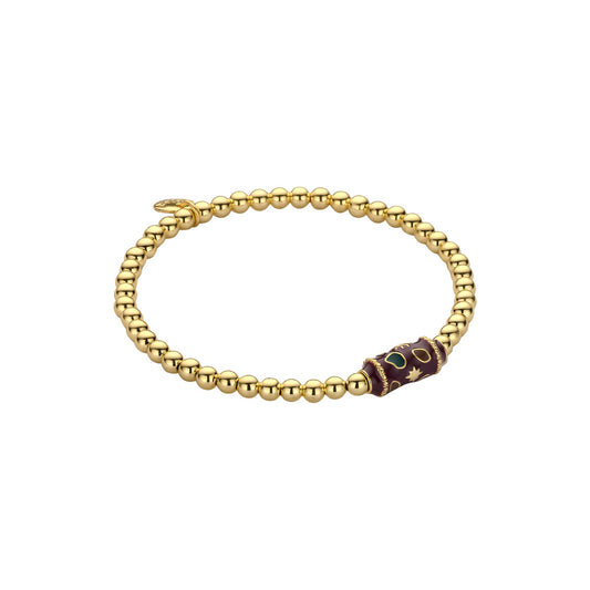 Biba armband bohemian autumn Paars – 56010MIX05 - Karla's Gifts & Living