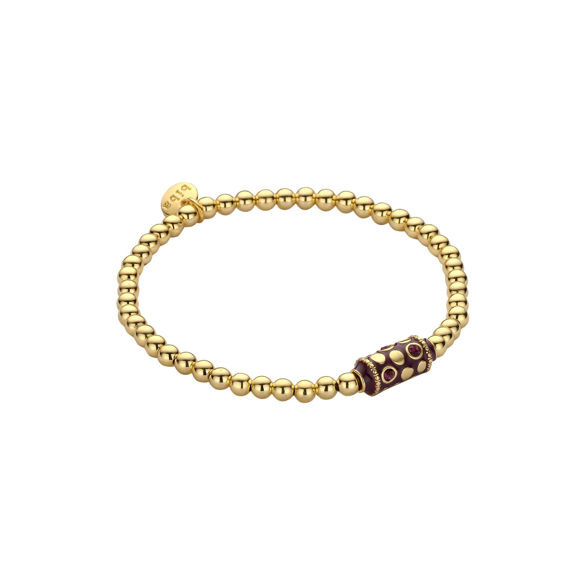 Biba armband bohemian autumn Paars – 56011MIX06 - Karla's Gifts & Living