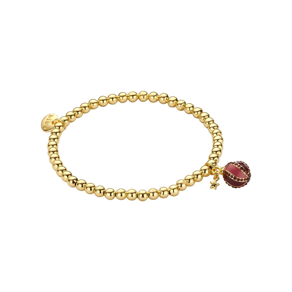 Biba armband Holly Jolly X-Mas – roze – 56023MIX02