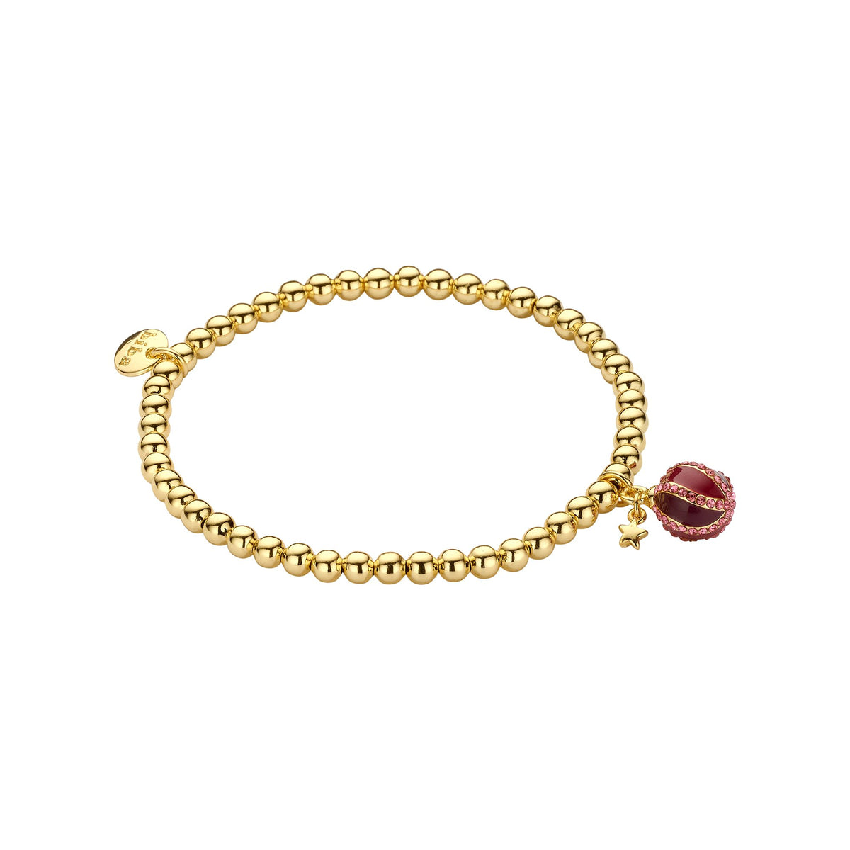 Biba armband Holly Jolly X-Mas – rood – 56023MIX03