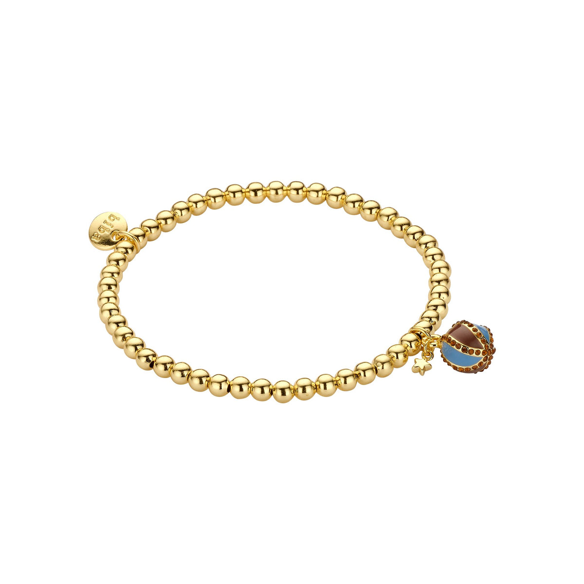 Biba armband Holly Jolly X-Mas – blauw – 56023MIX12