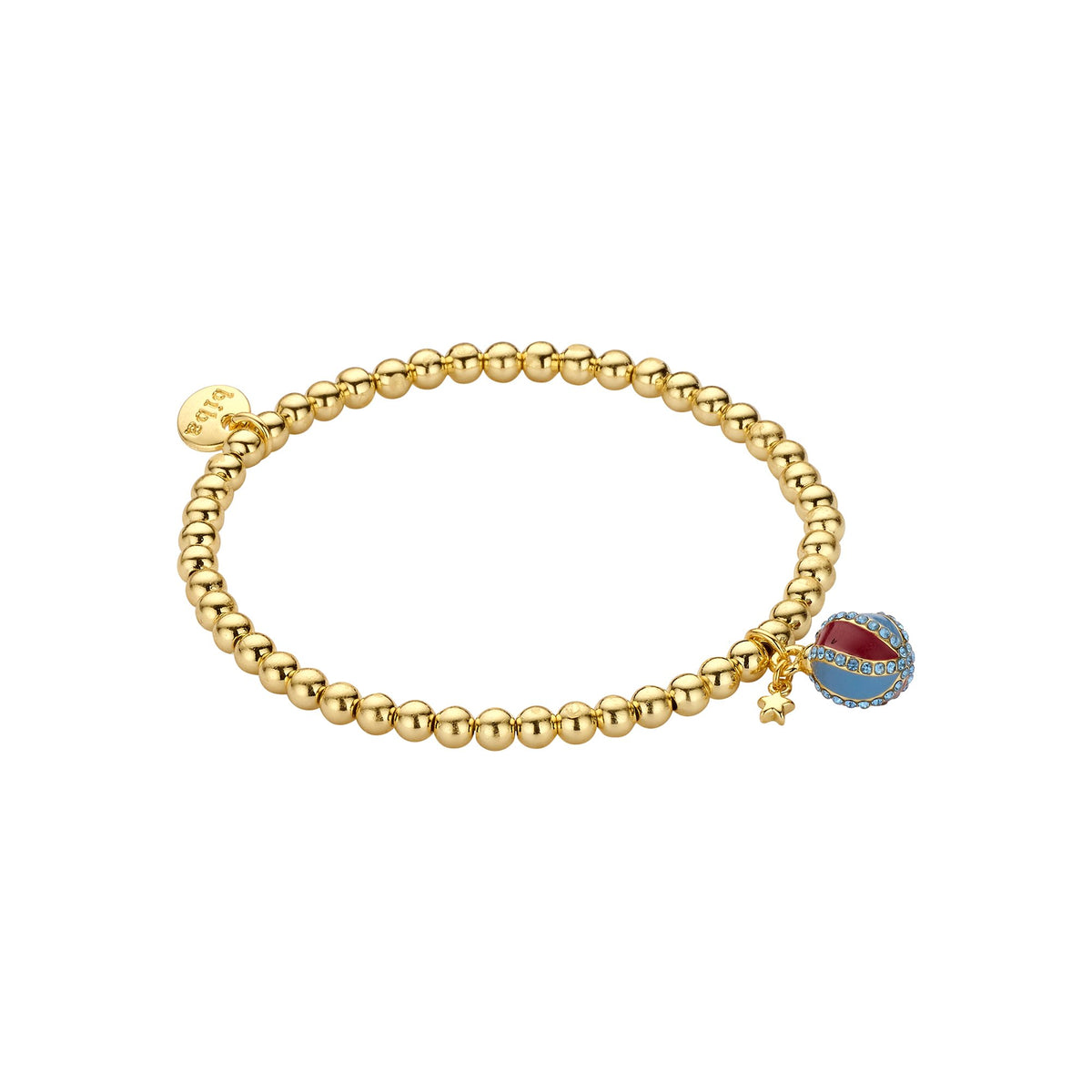 Biba armband Holly Jolly X-Mas – blauw – 56023MIX13
